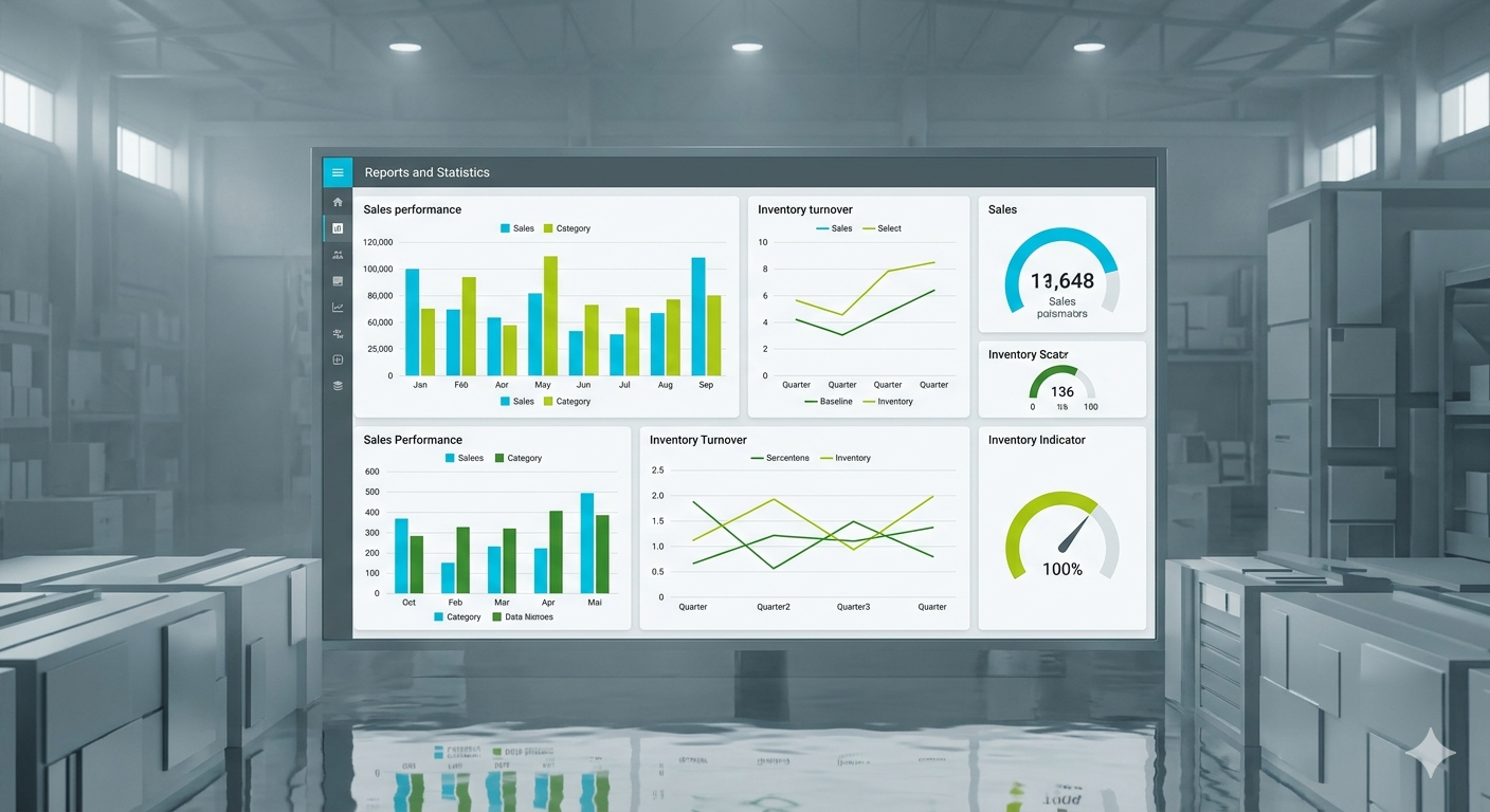 Reportes y estadísticas de negocio en O&C System